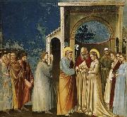 GIOTTO di Bondone Marriage of the Virgin France oil painting artist